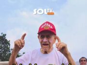 Anciano sanjuanista de 93 años celebra al ritmo de la «Marcha Sanjuanista»