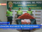 Huamachuco: PNP incauta más de siete mil cartuchos de dinamita