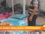 Chiclayo: cae banda dedicada al contrabando