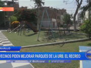 Trujillo: vecinos piden mejorar parques de la Urb. El Recreo