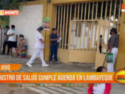 Ministro de Salud cumple campaña contra el dengue en Lambayeque