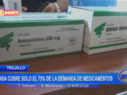 Trujillo: MINSA cubre solo el 75% de la demanda de medicamentos