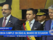Noboa cumple 100 días al mando de Ecuador