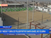 El Porvenir: año y medio y obra de polideportivo Santa Isabel no culmina