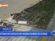 El Porvenir: detonan explosivos en dos viviendas en menos de 24 horas