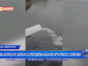 La Libertad: pobladores de Quiruvilca recibirían agua no apta para el consumo