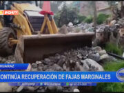 Huaraz: continúa recuperación de fajas marginales