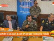 Presentan resultados de los operativos en Trujillo y Pataz