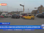 Trujillo: piden solución a semáforos inoperativos en peligrosa intersección