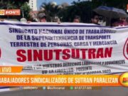 Trujillo: trabajadores sindicalizados de Sutran paralizan sus labores