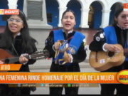 Tuna femenina rinde homenaje por el Día de la Mujer