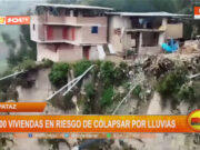 Pataz: 100 viviendas en riesgo de colapsar por lluvias