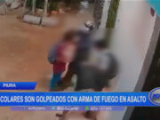 Piura: escolares son golpeados con arma de fuego en asalto