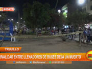 Trujillo: rivalidad entre llenadores de buses deja un muerto en el ov. Mochica
