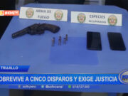 Trujillo: albañil sobrevive a cinco disparos y exige justicia