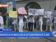 Trujillo: residentes de estomatología de la UNT exigen reinicio de clases