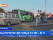 La Libertad: transporte informal es del 40 %