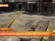 Trujillo: vecinos denuncian abandono de obra inconclusa por falta de pago