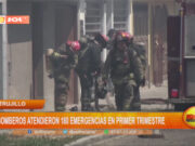 Trujillo: bomberos atendieron 180 emergencias en el primero trimestre
