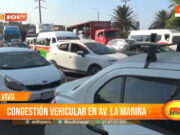 Trujilllo: gran congestión vehicular en Av. La Marina