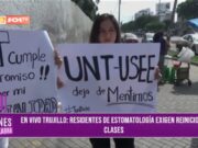 Trujillo: residentes de estomatología exigen reinicio de clases en la UNT
