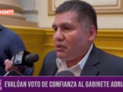 Nacional: congresistas evalúan voto de confianza al Gabinete Adrianzén