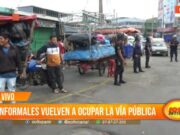 Trujillo: informales vuelven a ocupar la vía pública