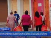Trujillo: Sunass monitorea abastecimiento con cisternas en sectores afectados