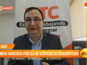 Primera audiencia pública de servicios de radiodifusión