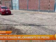 Chiclayo: taxistas exigen mejoramiento de pistas