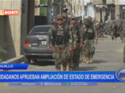 Trujillo: ciudadanos aprueban ampliación de estado de emergencia
