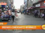 Trujillo: ordenan a comerciantes informales
