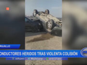 Trujillo: conductores heridos tras violenta colisión