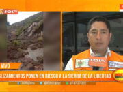 Deslizamientos ponen en riesgo a la sierra de La Libertad