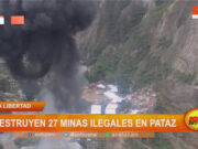 La Libertad: destruyen 27 minas ilegales en Pataz