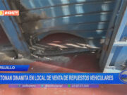 Trujillo: detonan dinamita en local de venta de repuestos vehiculares