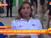 Líder del partido Frente de la Esperanza: “Dina Boluarte no debe quedarse hasta el 2026”