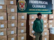 Cajamarca: interviene a hombre que transportaba más de 100 cajas de dinamita para minería ilegal