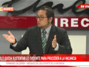 Audiencia ante el JNE es mero trámite porque la causal de vacancia contra Arturo Fernández es objetiva