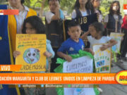 Fundación Margarita y Club Leo unidos en limpieza de parque