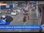 Chiclayo: hurtan cámara de seguridad en presencia policial