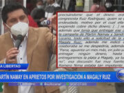 La Libertad: Martín Namay en aprietos por investigación a Magaly Ruíz