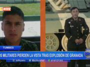 Tumbes: dos militares pierden la vista tras explosión de granada