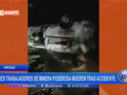 Pataz: tres trabajadores de minera Poderosa mueren tras accidente