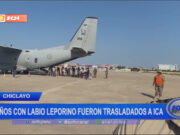 Chiclayo: niños con labio leporino fueron trasladados a Ica
