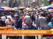 Trujillo: 80 % de los peruanos le cuesta llegar a fin de mes