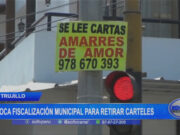 Trujillo: poca fiscalización municipal para retirar carteles