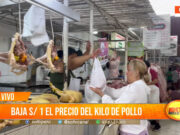 Baja S/ 1 el precio del kilo de pollo en el Mercado Central de Trujillo