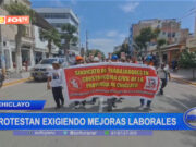 Lambayeque: protestan exigiendo mejoras laborales