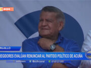 Trujillo: regidores evalúan renunciar al partido político de Acuña